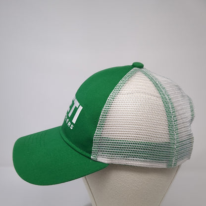YETI Coolers Snapback Trucker Hat Green OS Adjustable Embroidered Mesh Back