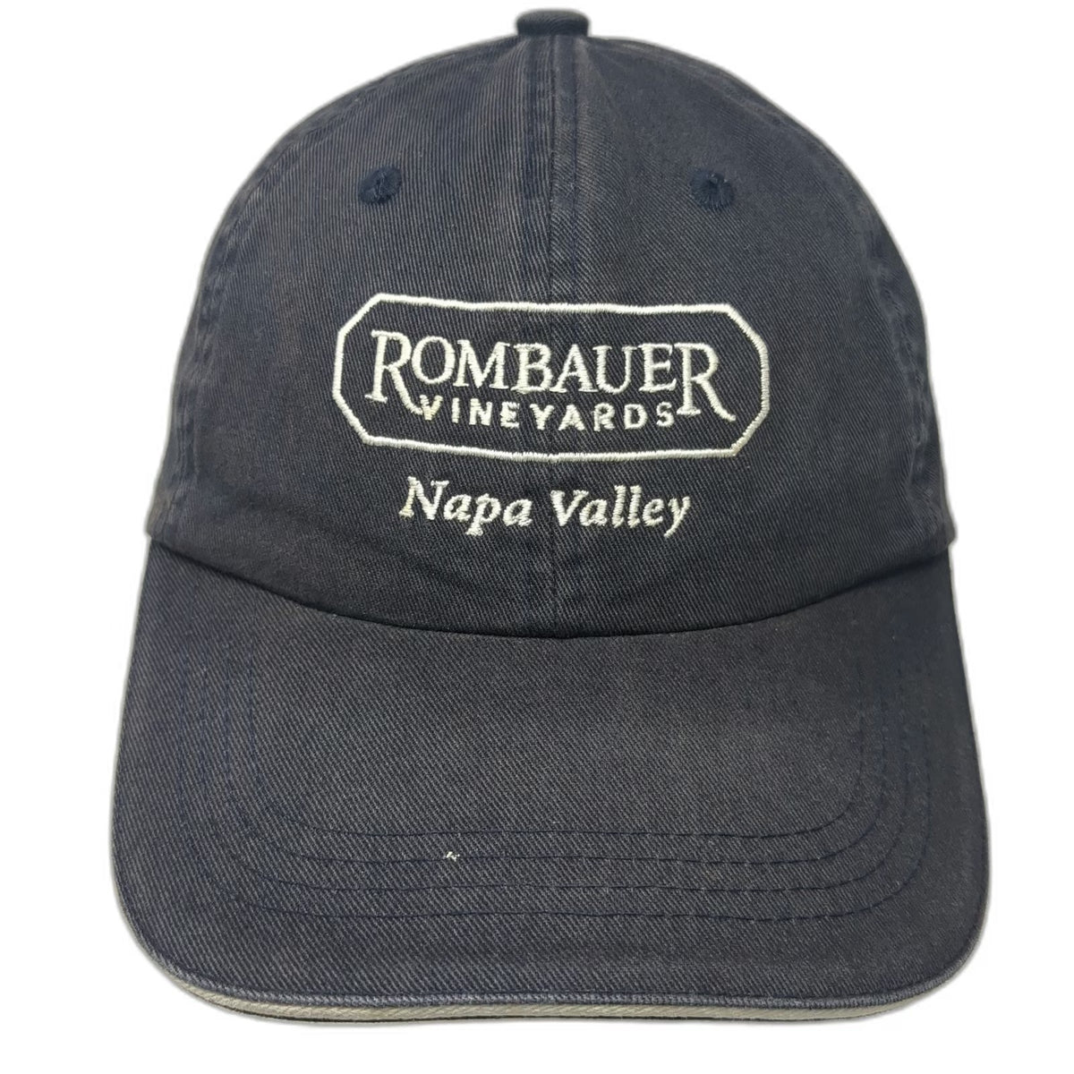 Port Authority Rombauer Vineyards Napa Valley Baseball Cap Blue One Size Hat