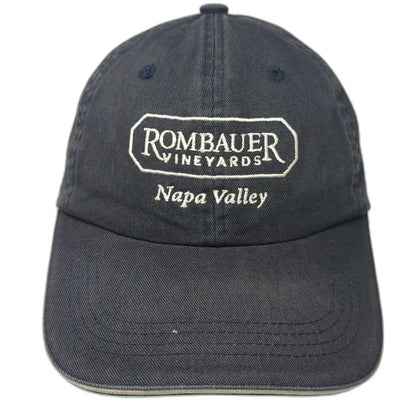 Port Authority Rombauer Vineyards Napa Valley Baseball Cap Blue One Size Hat