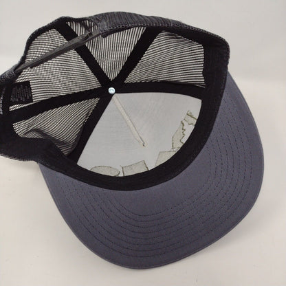 Idaho Snapback Trucker Hat Gray OSFA Adjustable Mesh Back 6 Panel Sport-Tek