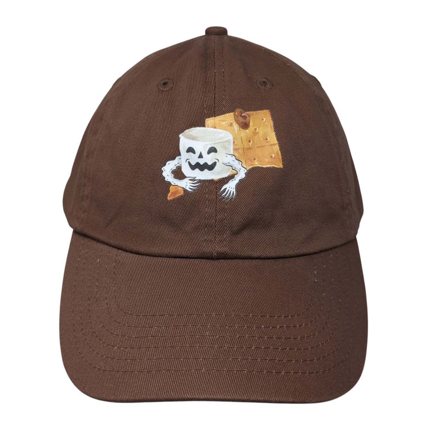 Chobani Flip Slideback Baseball Cap Brown One Size Adjustable 6 Panel Cotton
