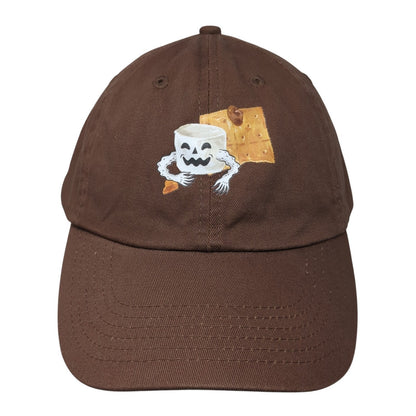 Chobani Flip Slideback Baseball Cap Brown One Size Adjustable 6 Panel Cotton