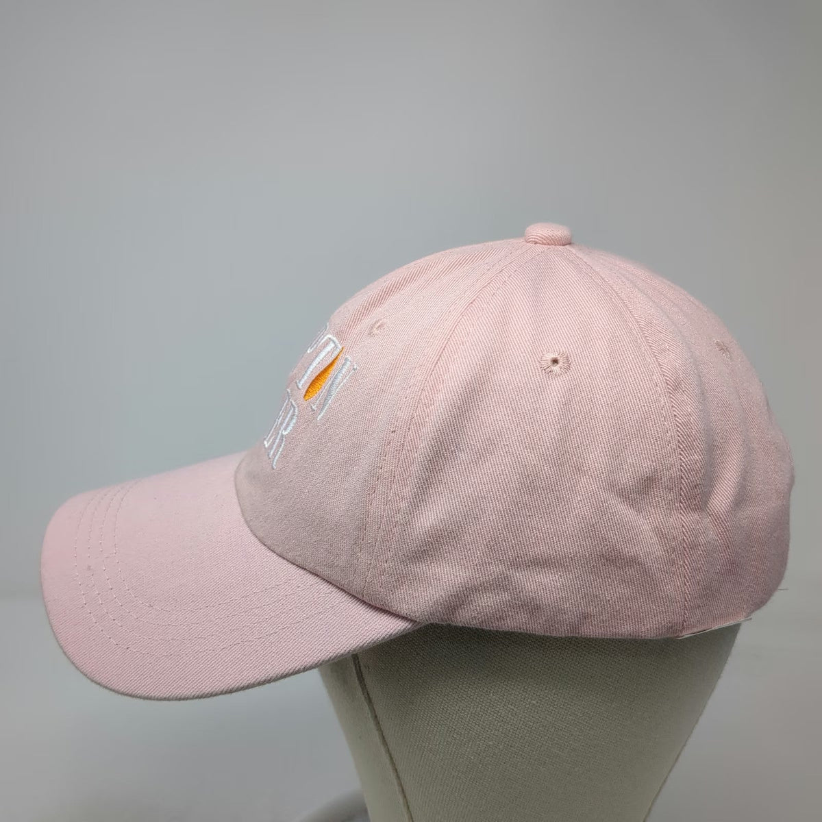 Hampton Water Rosé Wine Baseball Cap Pink One Size Adjustable Slideback Hat