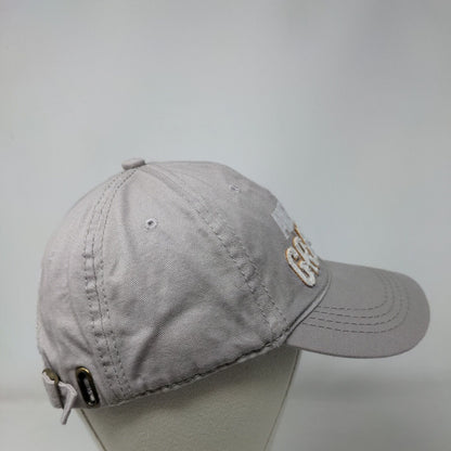 Awesome Grandpa Slideback Hat Gray OSFA Adjustable Embroidered Man Made Pavilion