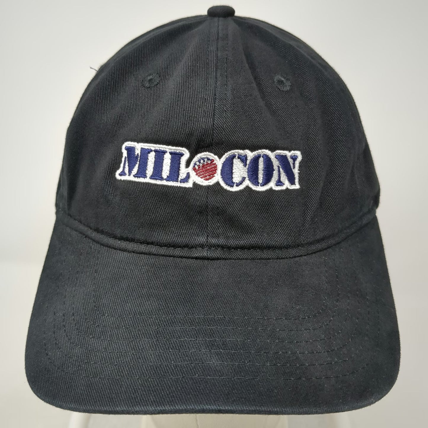Port & Company Baseball Cap Black One Size Hat MILOCON Embroidered Slideback