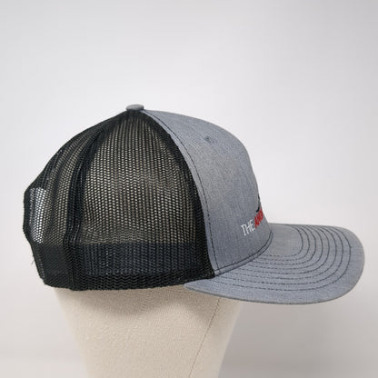 Whiskey Bent Hat Co. Snapback Trucker Hat Gray One Size Mesh Back