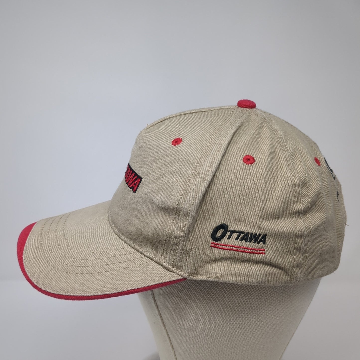 Ottawa Kalmar Strapback Hat Brown One Size Embroidered Cobra Outdoor