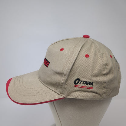 Ottawa Kalmar Strapback Hat Brown One Size Embroidered Cobra Outdoor