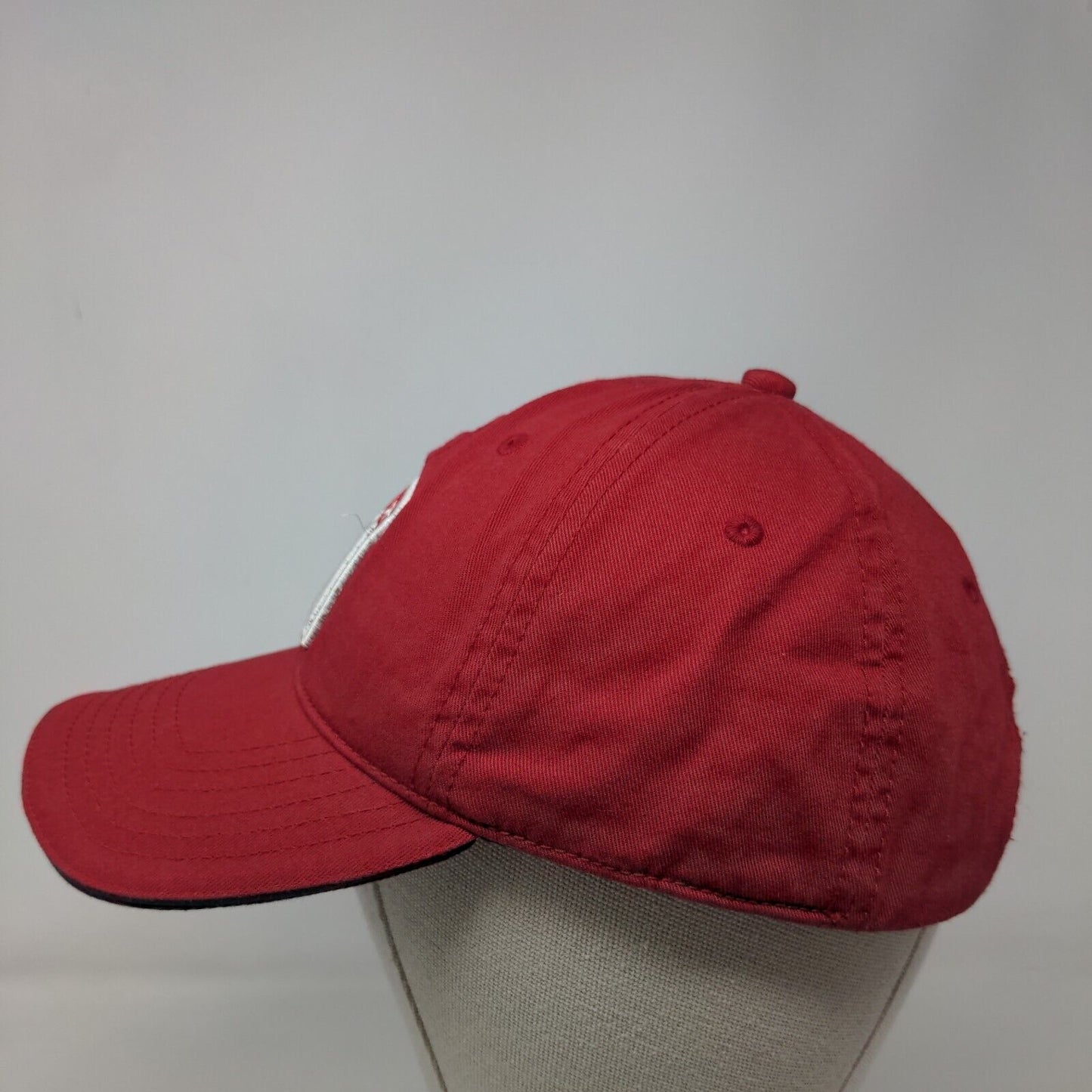 Arizona Jean Co. Strapback Hat Red OSFA Embroidered Logo Adjustable