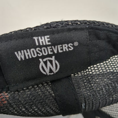 The Whosoevers Trucker Hat Black One Size Mesh Back Snapback Filthy Fishermen