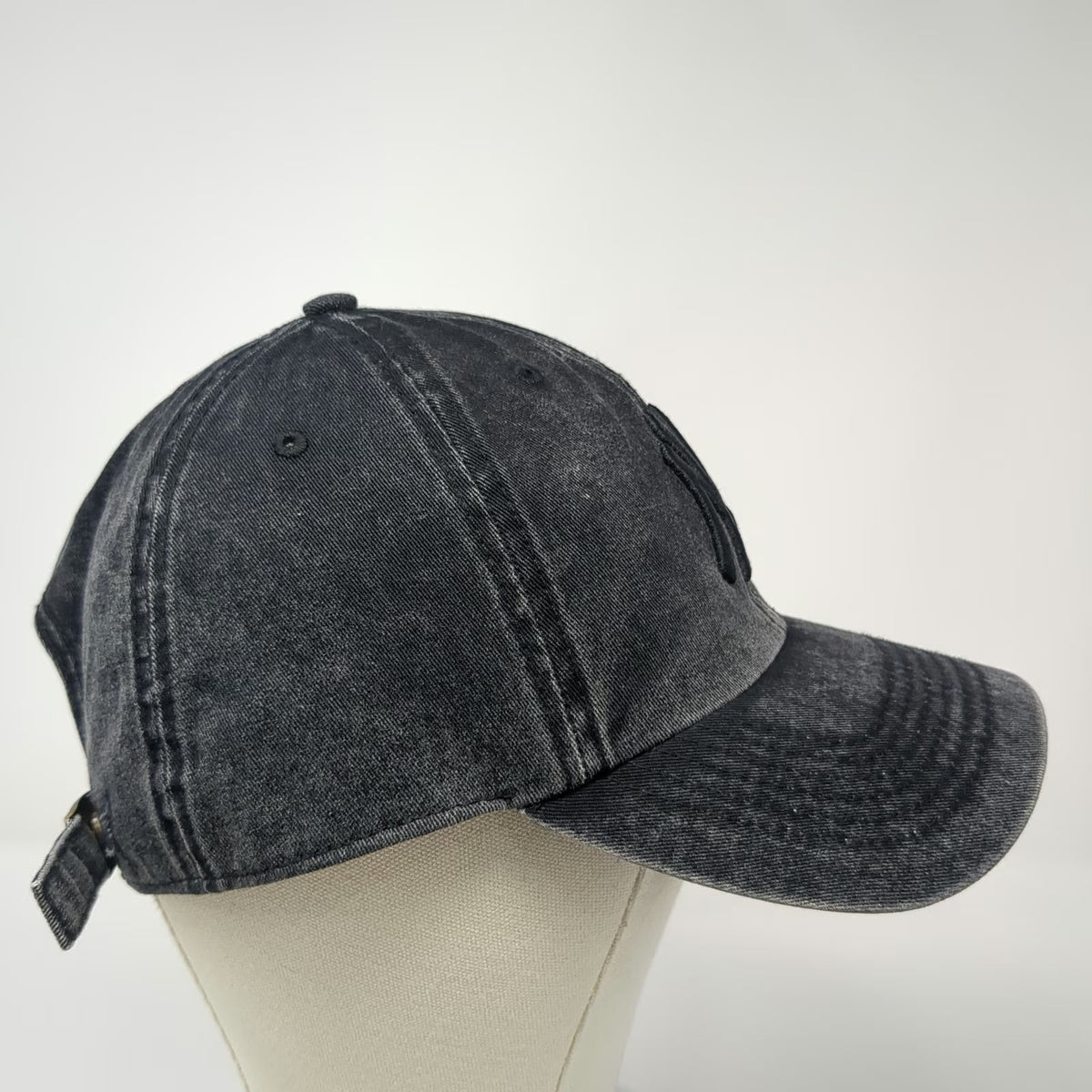 '47 MLB New York Yankees Baseball Cap Black OSFM Washed Cotton Adjustable Hat