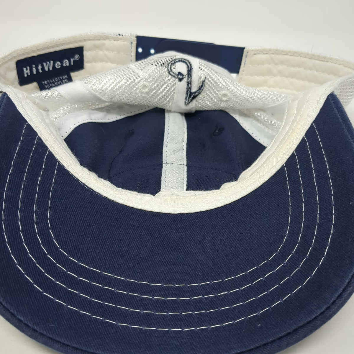 HitWear Trucker Hat Blue One Size muve MUSIC Mesh Snapback Contrast Stitching