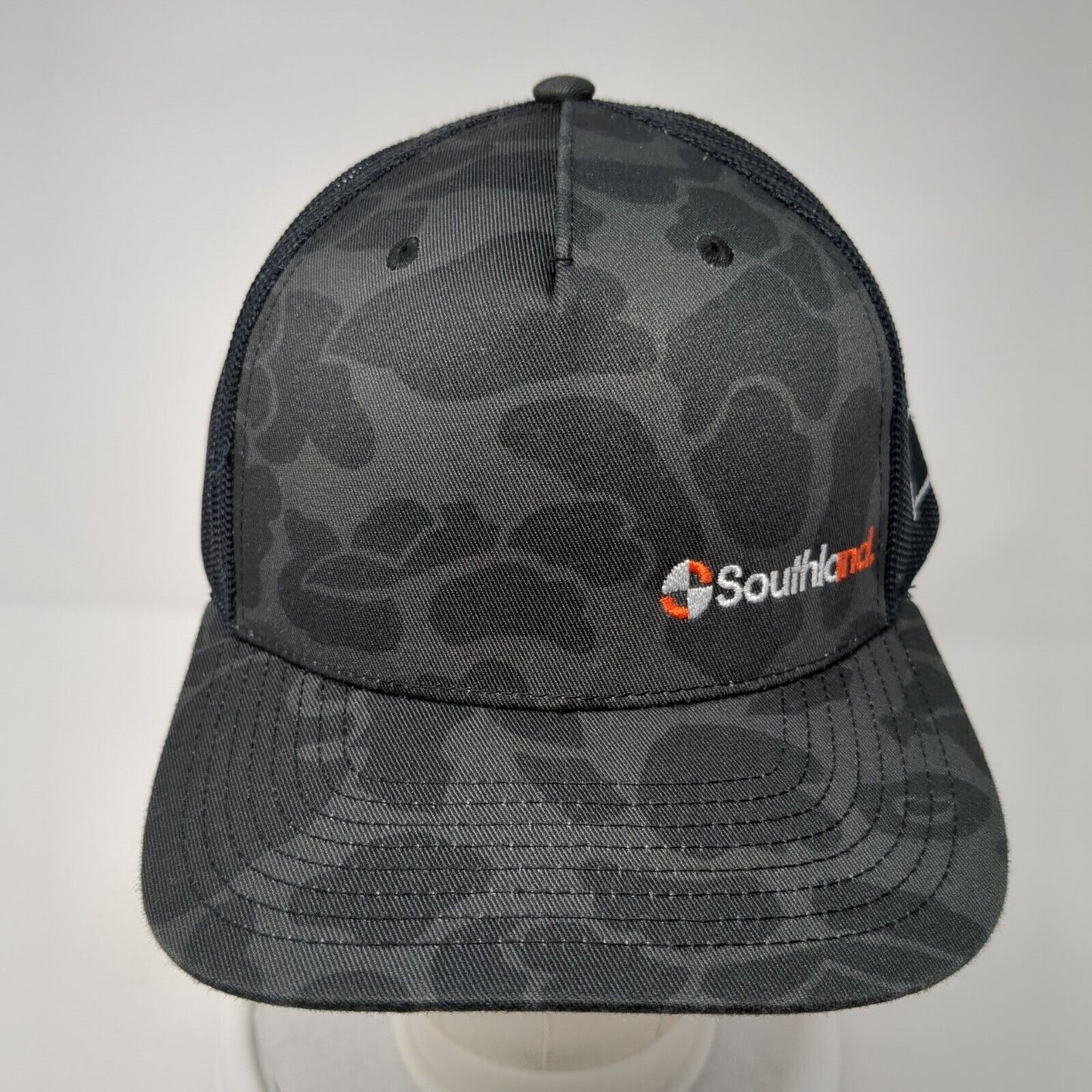 Southland Snapback Trucker Hat Camouflage OS Adjustable Mesh Back Richardson