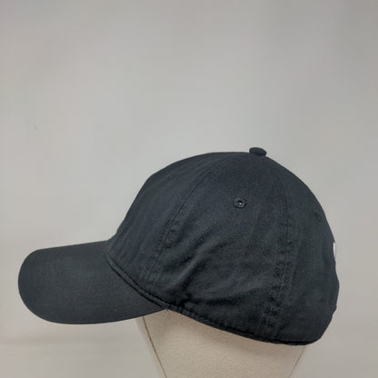 Champion Slideback Hat Black OSFA Adjustable Embroidered Vented Holes 6 Panel