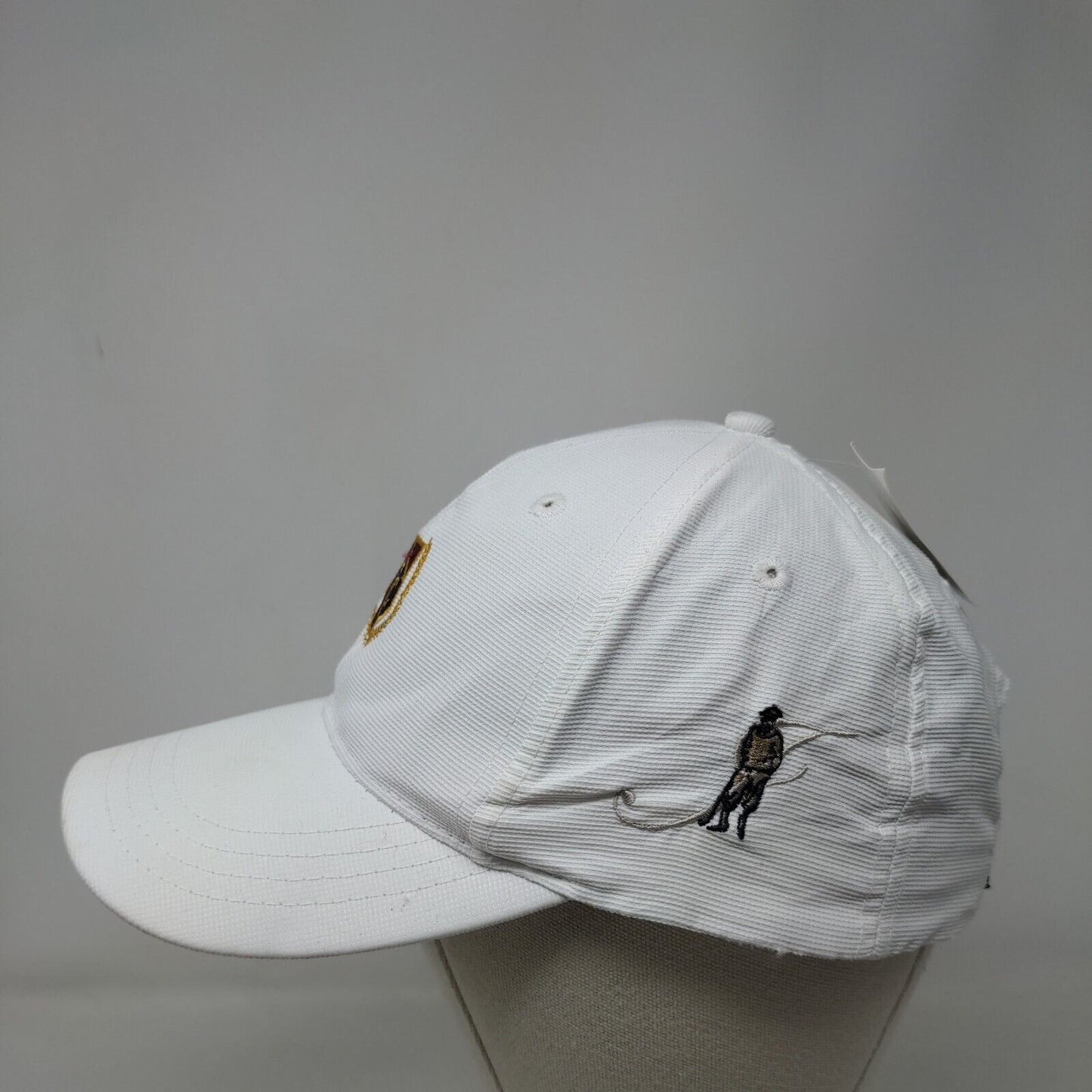 MCC Strapback Hat White OSFA Embroidered Page & Tuttle W/Tags