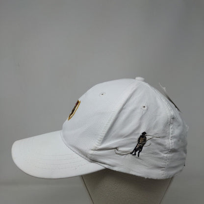 MCC Strapback Hat White OSFA Embroidered Page & Tuttle W/Tags