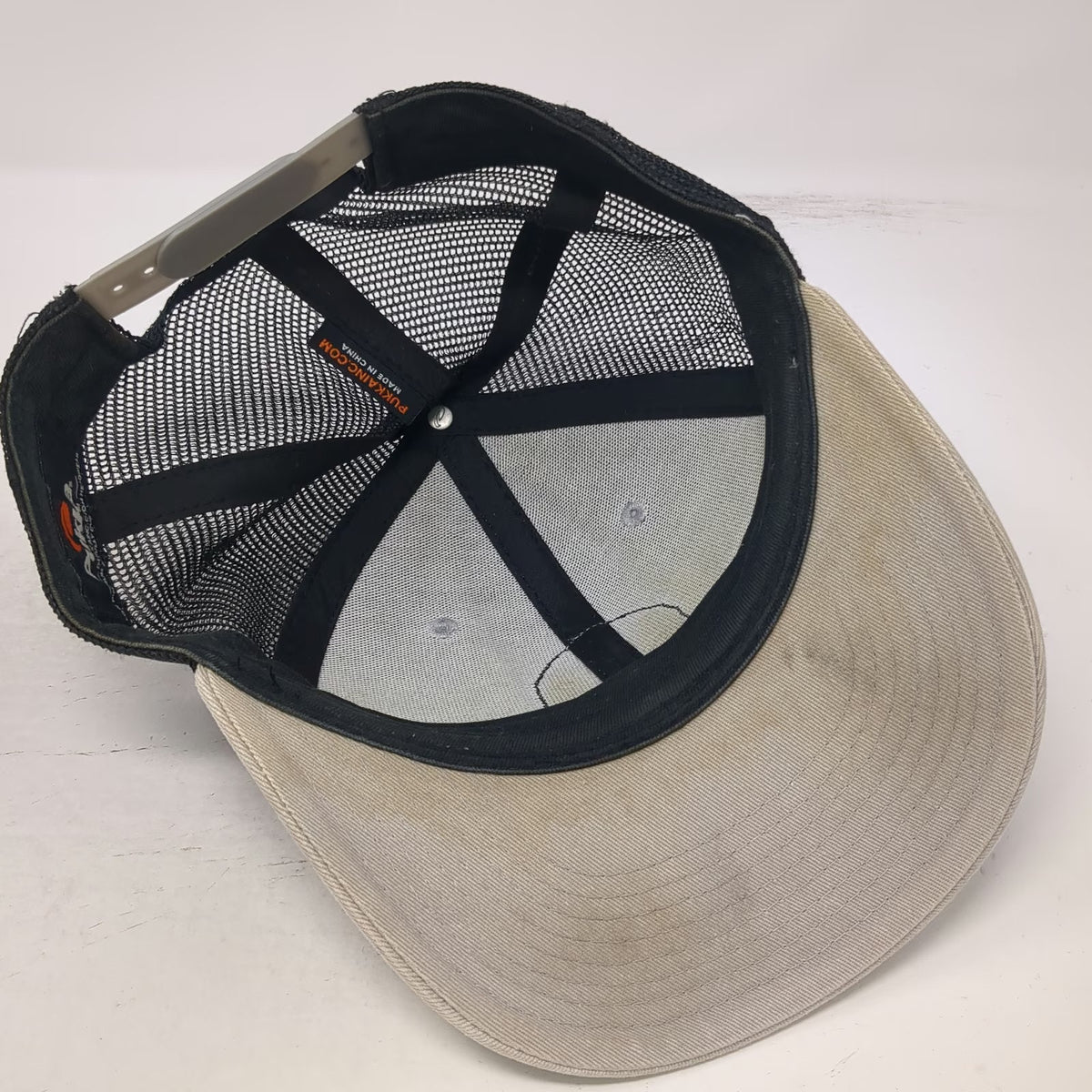 Pukka Tamarack Resort Mountain Patch Trucker Hat Gray Black One Size Snapback