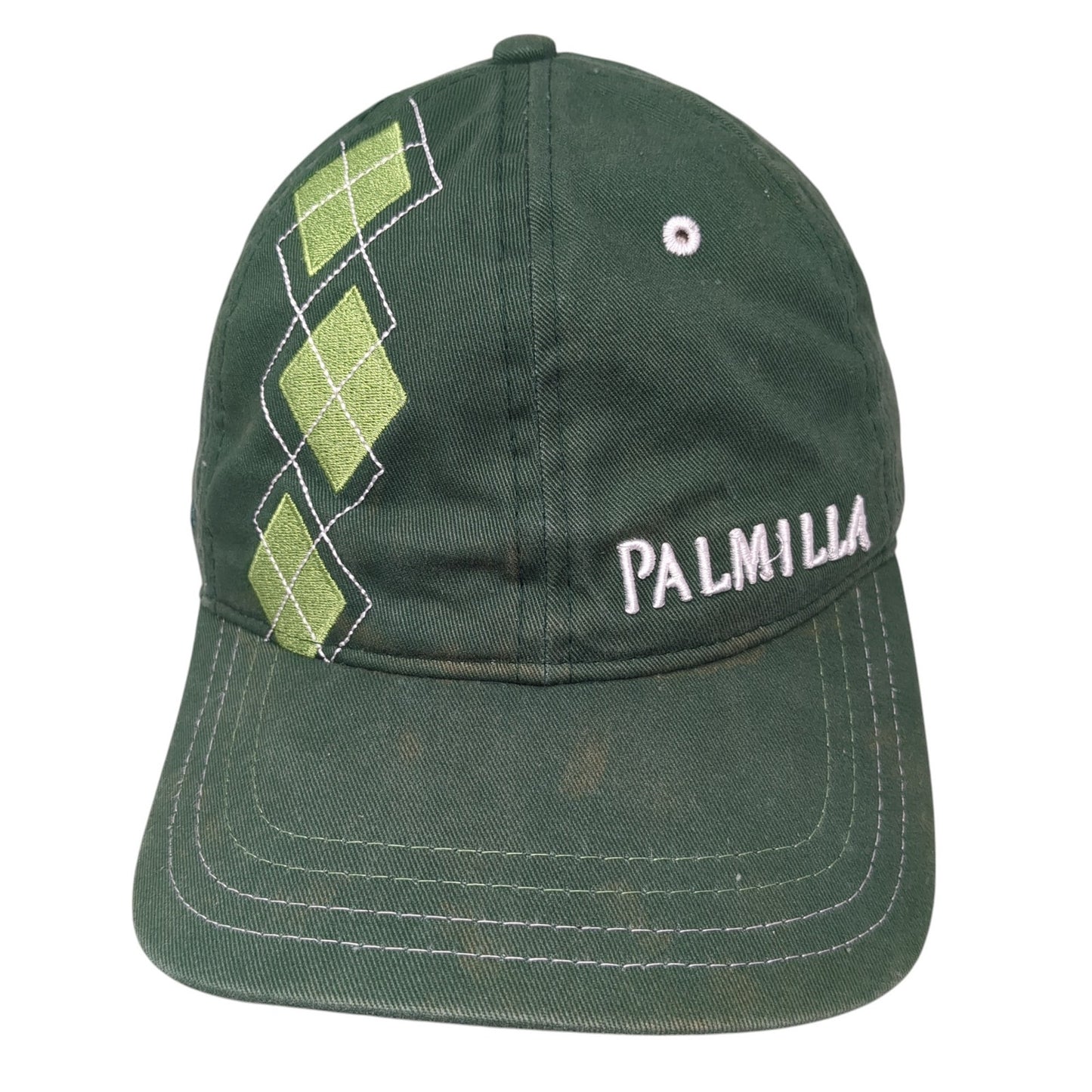 Palmilla Slideback Baseball Cap Green One Size Adjustable Embroidered Pukka