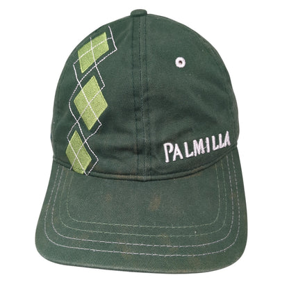 Palmilla Slideback Baseball Cap Green One Size Adjustable Embroidered Pukka