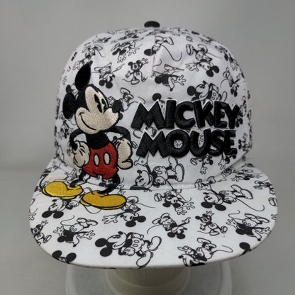 Mickey Mouse Snapback Hat Multi Adult 57-60cm Embroidered All Over Print