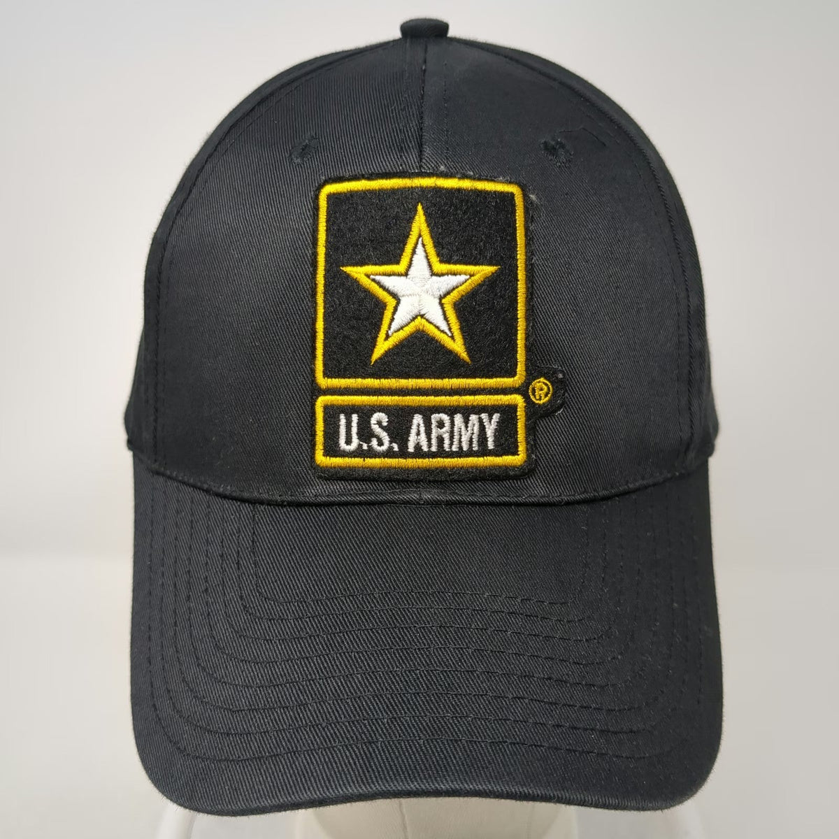 M.I.T.I. Company Snapback Hat Black One Size U.S. Army Star Logo Structured