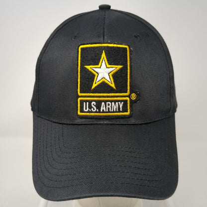 M.I.T.I. Company Snapback Hat Black One Size U.S. Army Star Logo Structured