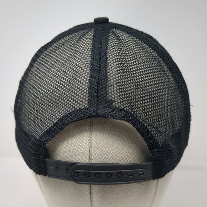 Liberty University Trucker Hat Black One Size Mesh Back Snapback Mountain Patch