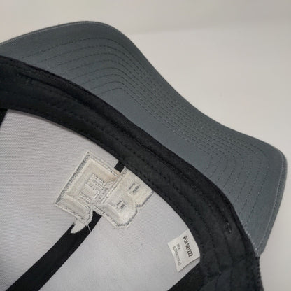 EB Snapback Trucker Hat Gray One Size Adjustable Mesh Back Pacific Headwear