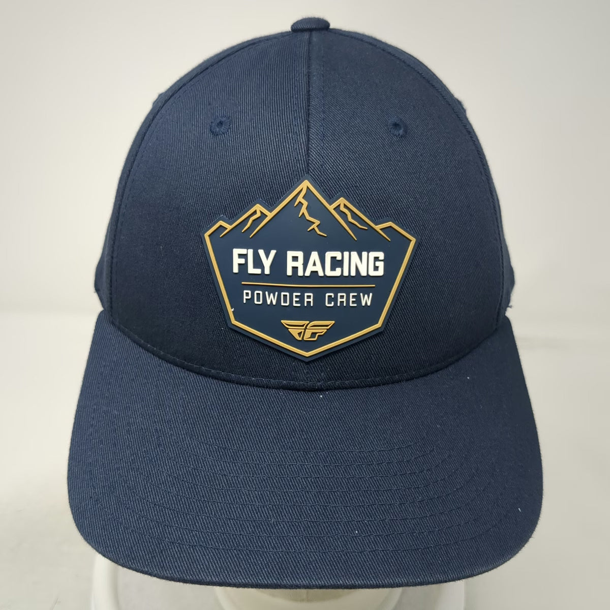 Fly Racing Snapback Hat Blue One Size Powder Crew Mountain Moto Snow Gear