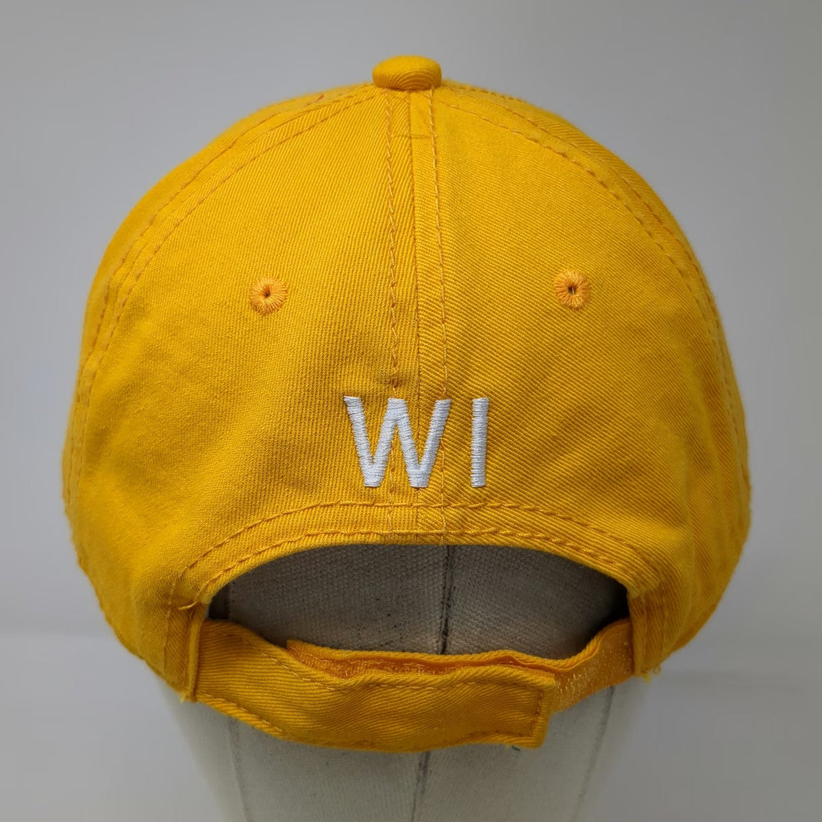 Strand Headwear Baseball Cap Yellow One Size Strapback Wisconsin Dells Hat