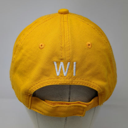 Strand Headwear Baseball Cap Yellow One Size Strapback Wisconsin Dells Hat