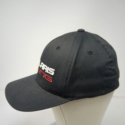 Flexfit Baseball Cap Black S-M Polaris Racing Embroidered Fitted Star Logo Hat