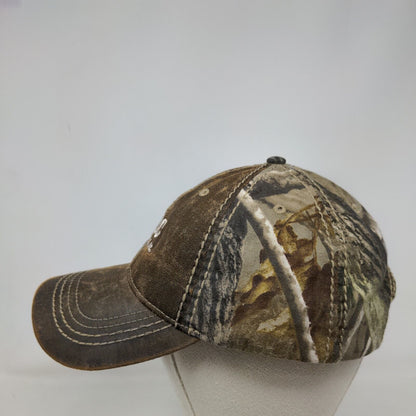 ABC Supply Co Inc. Strapback Hat Camouflage One Size Embroidered Cap America