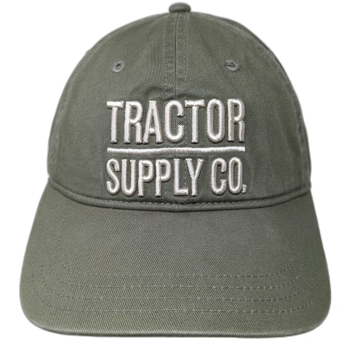 Tractor Supply Co. Snapback Green One Size Hat Embroidered Logo Baseball Cap