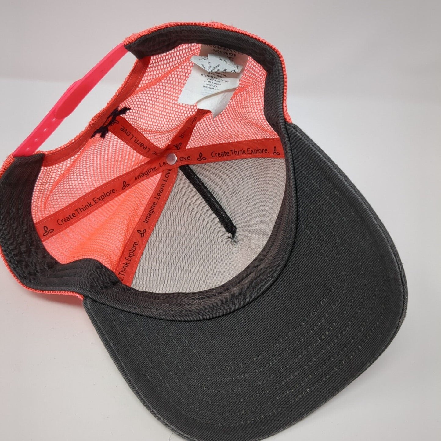 prAna Snapback Mesh Back Trucker Hat Multi One Size Geometric Adjustable