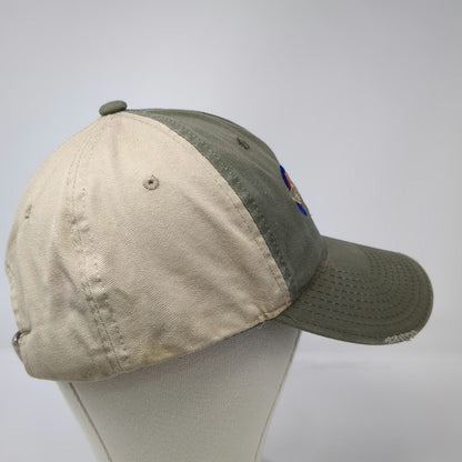 Outdoor Cap Baseball Cap Green Beige One Size Lancaster Archery Supply Logo hat