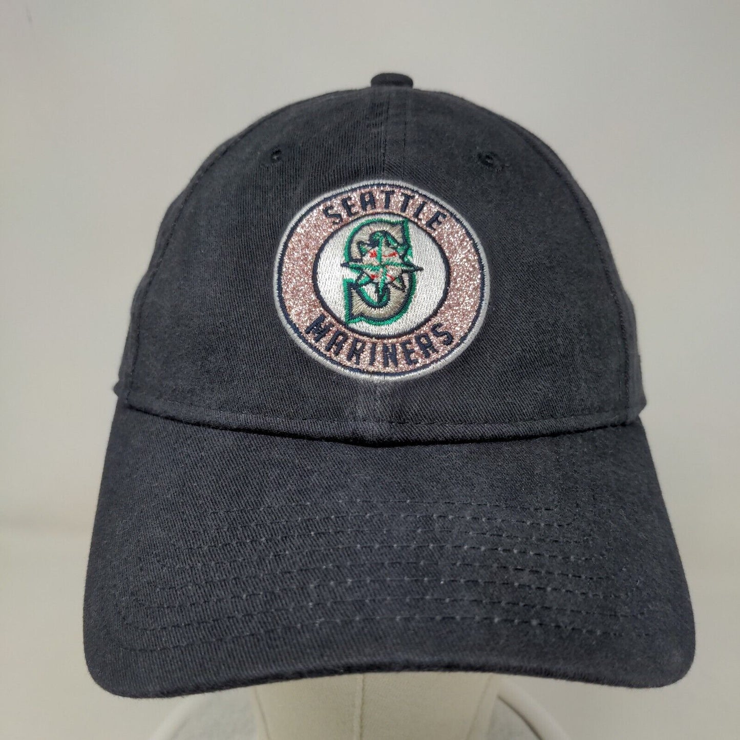 New Era Women's Slideback Hat Blue Seattle Mariners Embroidered Logo 9Twenty