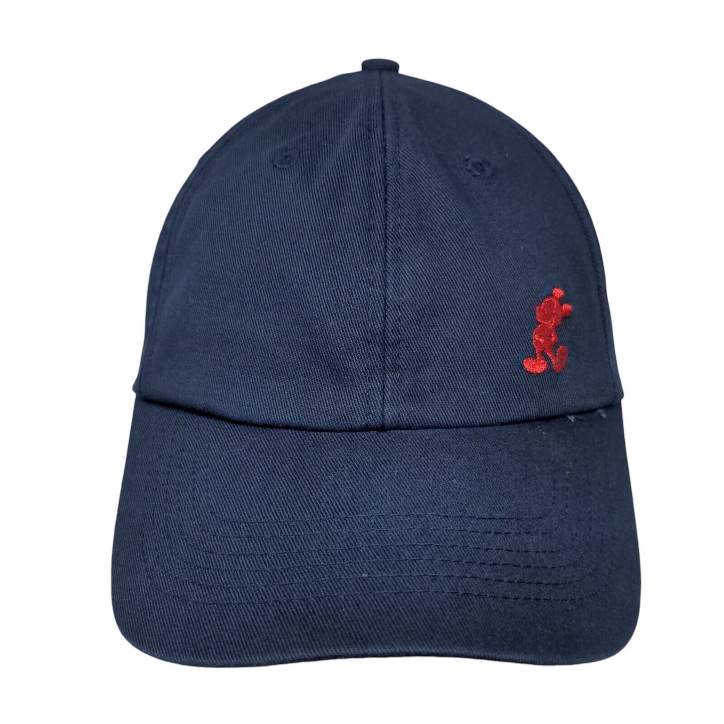 Disney Mickey Mouse Slideback Hat Blue Adult Embroidered Solid 6 Panel