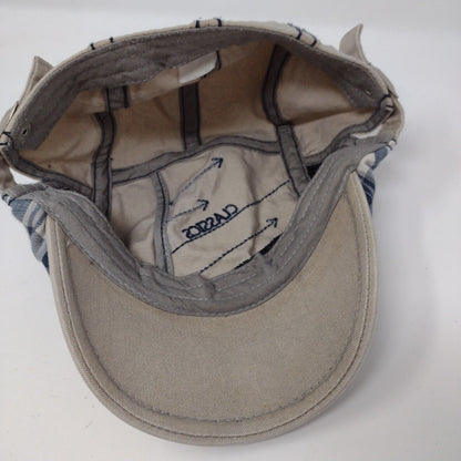 Classics Fashion Flat Cap Multicolor OSFA Plaid Adjustable Embroidered