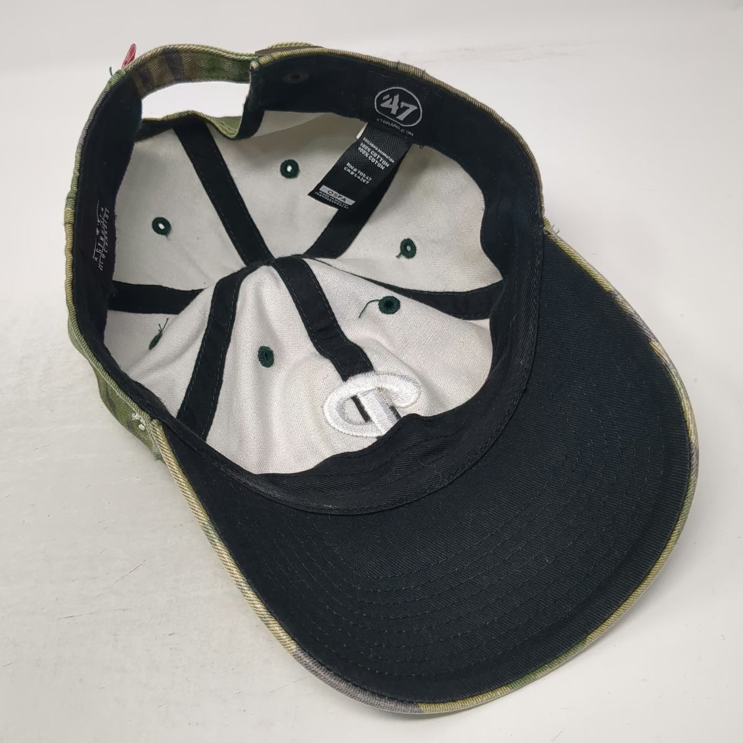 Philadelphia Phillies MLB '47 Baseball Cap Green Camo One Size Embroidered Hat