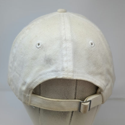 What The Fin? Baseball Cap White One Size Patch American Flag Slideback hat