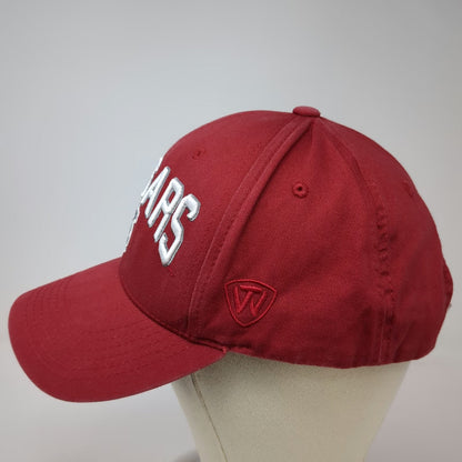 Washington State Cougars NCAA Top of the World Snapback Hat Red One Size Logo