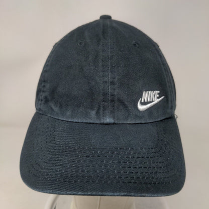 Nike Swoosh Slideback Hat Blue OSFM Embroidered Logo Heritage86 6 Panel