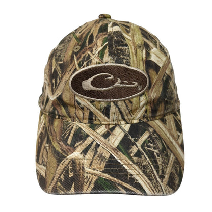 Drake International Systems Strapback Hat Camouflage OS Adjustable 6 Panel