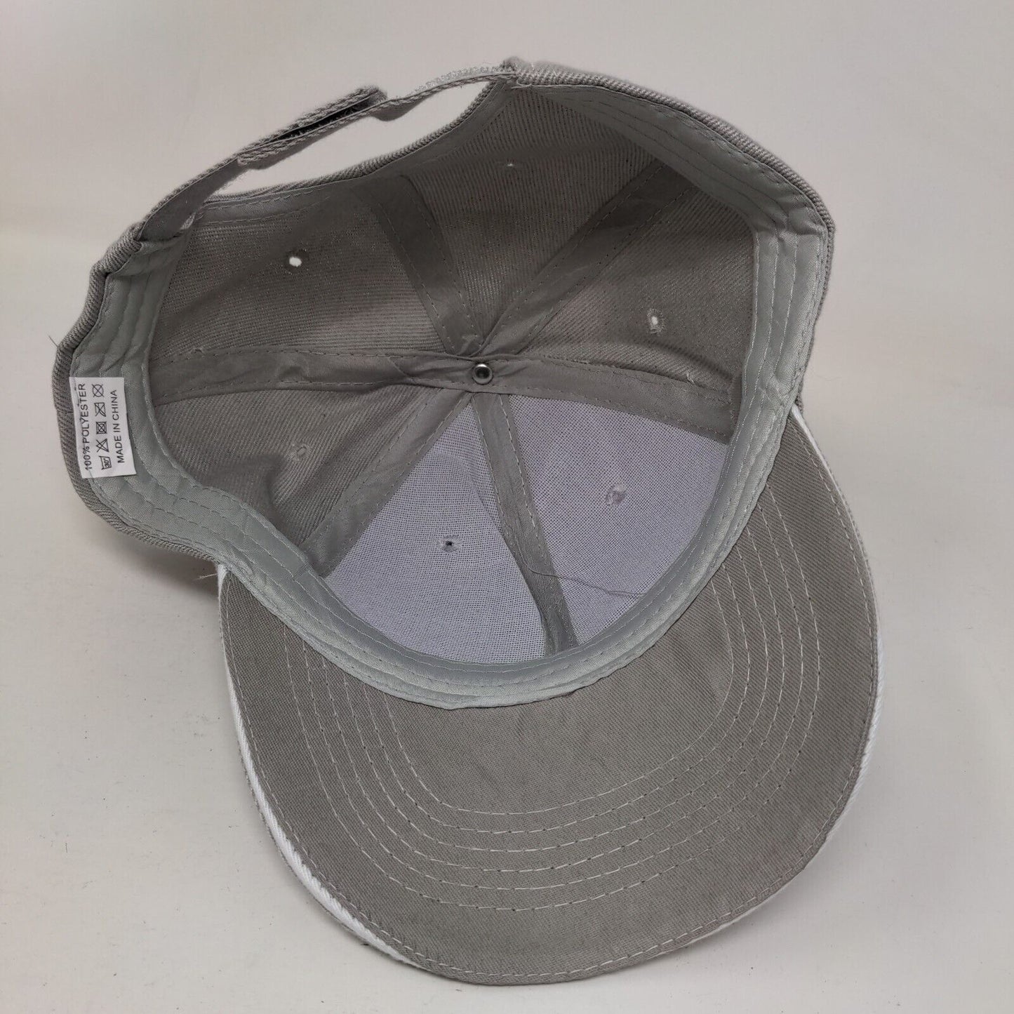 Church of The Way Strapback Hat Gray One Size Adjustable Vent Holes