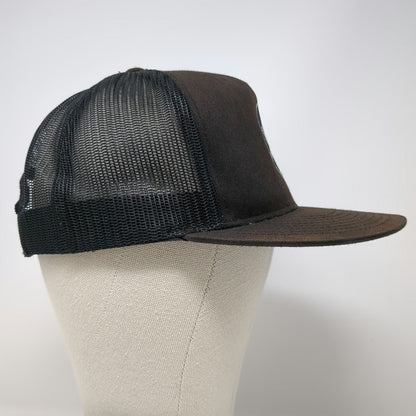 Yupoong Trucker Hat Black One Size Toobs Distribution Mesh Back Snapback Logo