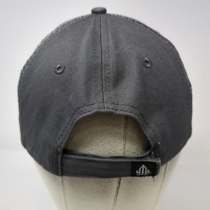 UTG Baseball Cap Gray One Size Mesh Back Tactical Logo Patch Strapback Hat