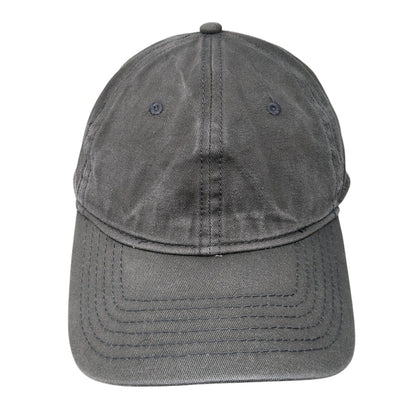 Ubranded Slideback Hat Gray One Size Adjustable Vented Holes 6 Panel Blank