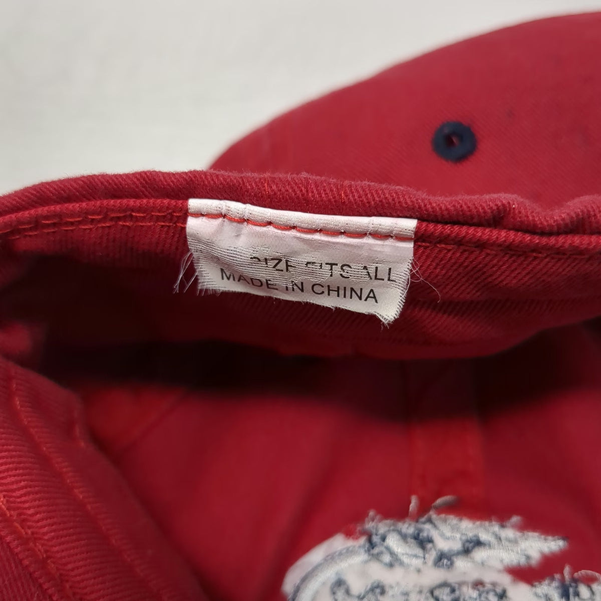 Red One Size Baseball Cap 2013 US Open Tennis Logo Hat Slideback Blue White Gray