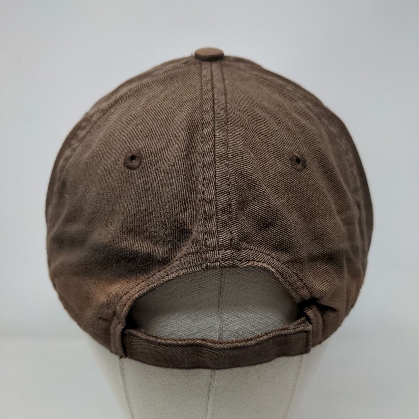 Irby Great Outdoor Adventure Strapback Hat Brown One Size Distressed 6 Panel